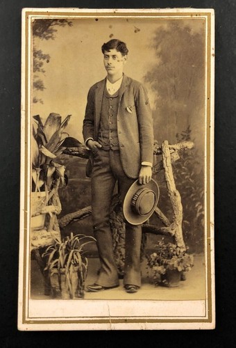 Antique carte visite cdv - carte, de