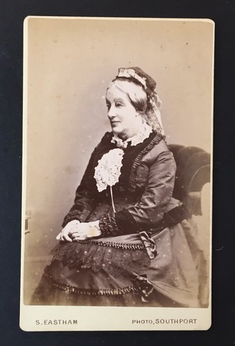 Antique cdv picture old - of,