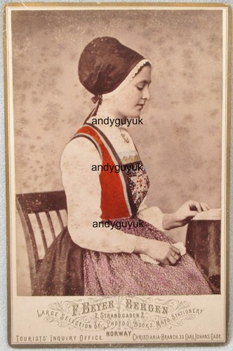 Cabinet card bergen - card, norway