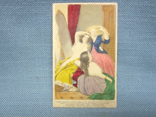 Cdv hand tinted - -, blonde