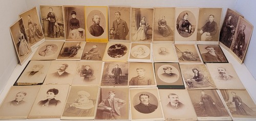 Huge lot cdv photographs - huge, 35