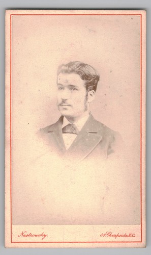 Antique cdv baron nastrowsky - cdv,